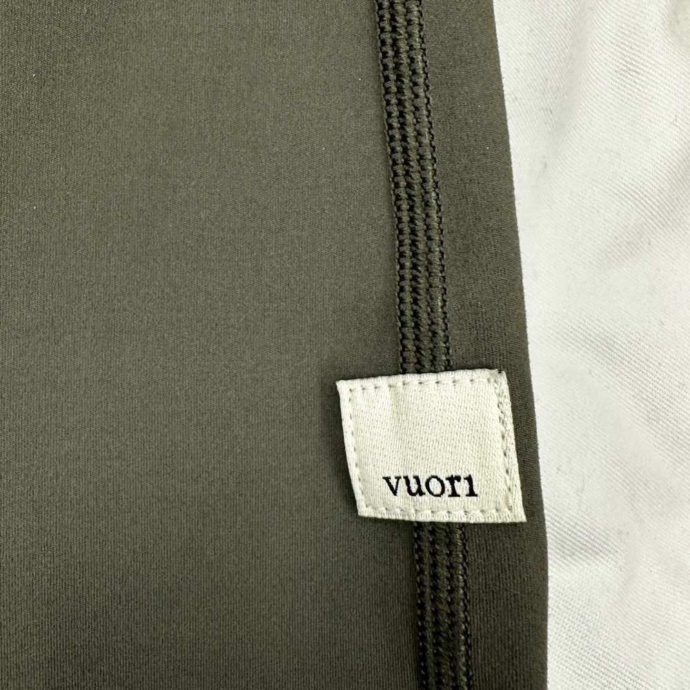 Vuori Women’s Olive Green Performance Joggers High Rise Drawstring Size Large - Picture 4 of 6